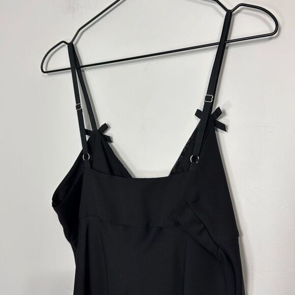 Vera Wang Black Chemise Slip M - Picture 4 of 6